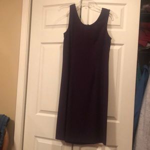 Coldwater Creek- 12P - Egg Plant - Deep Purple Sleeveless Dress